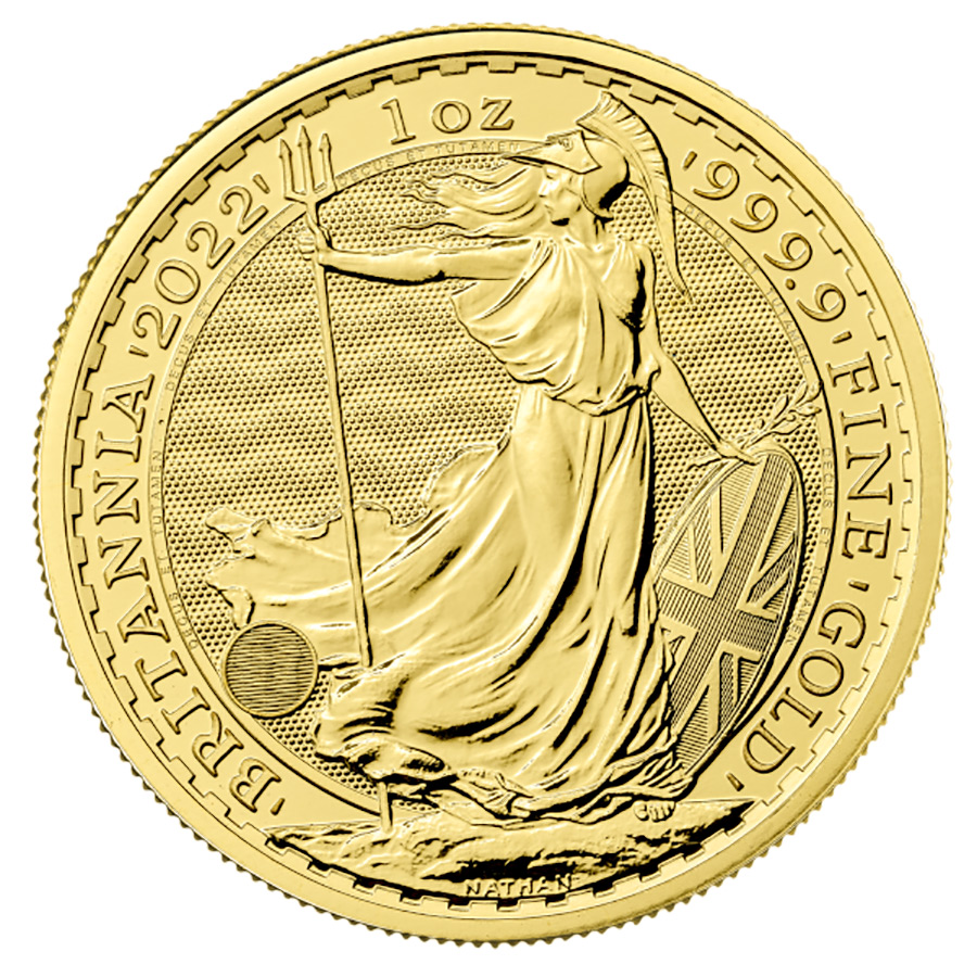 1 oz Gold Britannia, British Gold Coin - SWP Cayman