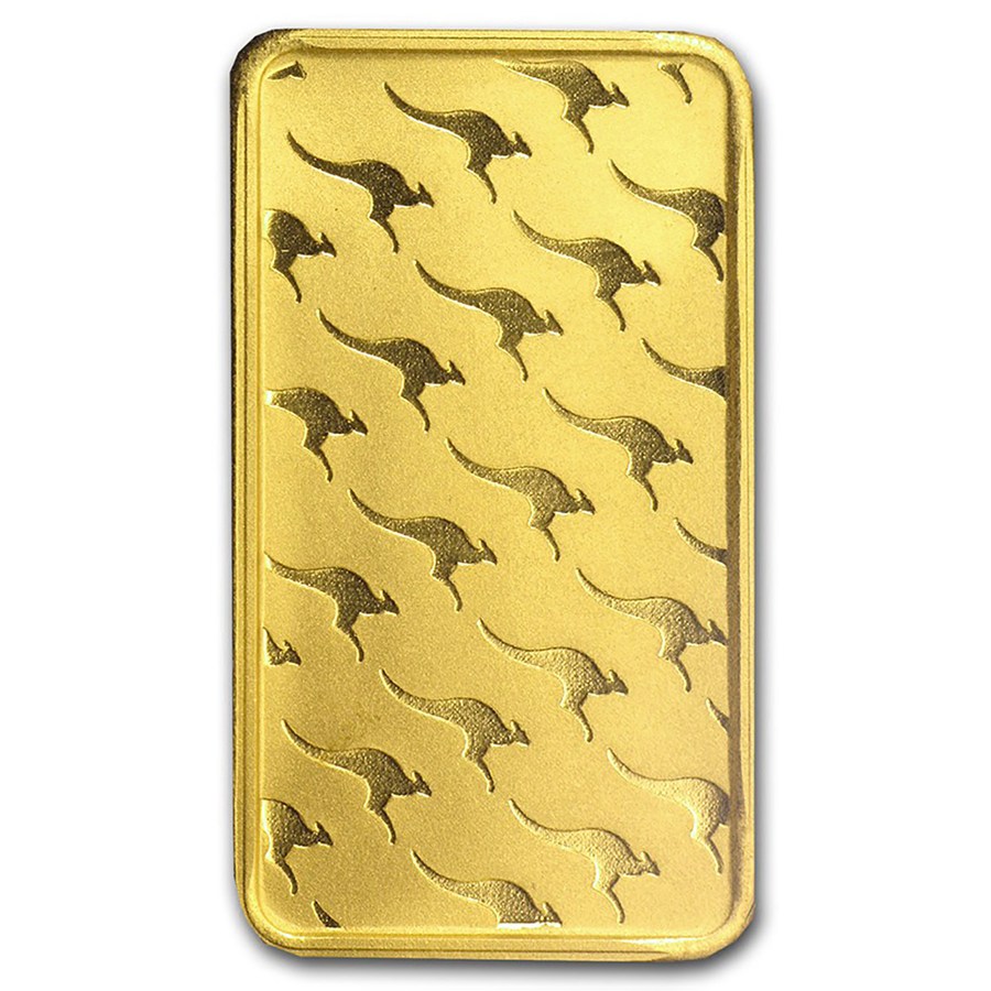 1 oz Gold Perth Mint Bar 